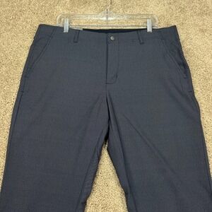 Greg Norman Performance Fabric Golf Pants Mens 36x34 Steel Blue Gray Stretch